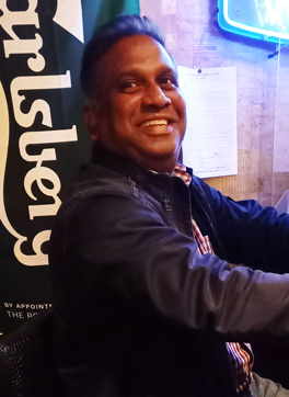 man enjoys GOTH CARTER PERFORMANCE at Harmony bar Osaka october 29 2022